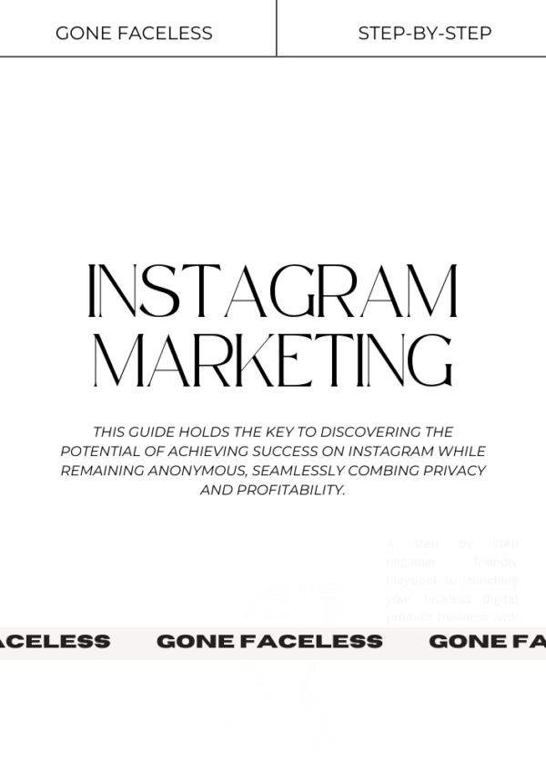 Instagram Marketing - Gone Faceless